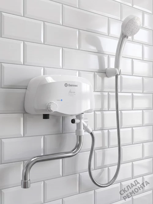 Фото Водонагреватель проточный Thermex Arion 3500 combi л. – купить в Санкт-Петербурге: цена, описание, фото. Интернет-магазин 1