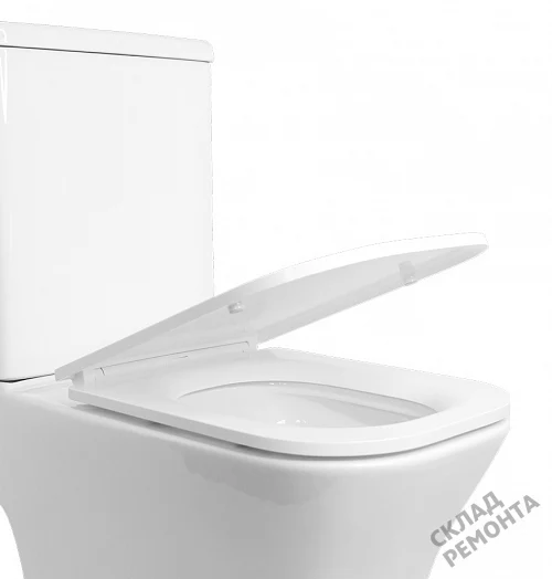 Фото Унитаз компакт напольный Calypso CS4852UQ-OK безободковый купить в Санкт-Петербурге: цена, описание, фото. Интернет-магазин 4