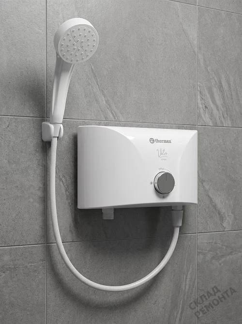 Фото Водонагреватель проточный Thermex Vetro 5500 shower – купить в Санкт-Петербурге: цена, описание, фото. Интернет-магазин 1