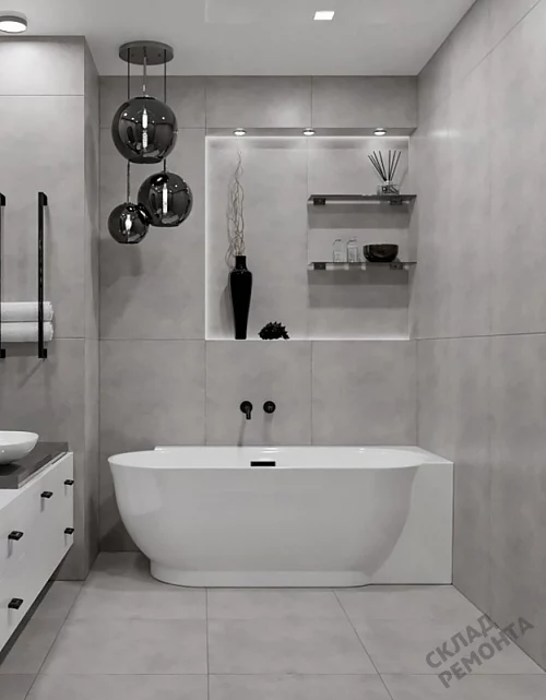 Фото Керамогранит матовый Steppe Ceramics Silent Grey серый 600*600*9,5 – купить в Санкт-Петербурге: цена, описание, фото. Интернет-магазин 4
