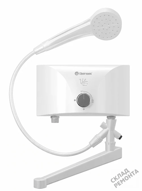 Фото Водонагреватель проточный Thermex Vetro 6500 combi – купить в Санкт-Петербурге: цена, описание, фото. Интернет-магазин 2