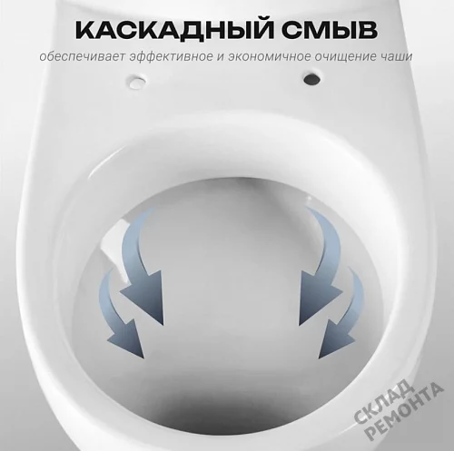 Фото Унитаз компакт напольный Santeri Ультра купить в Санкт-Петербурге: цена, описание, фото. Интернет-магазин 3