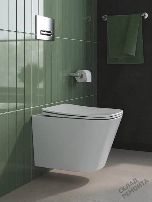 Фото Унитаз подвесной BelBagno Due 2.0 BB7107CHR/SC безободковый купить в Санкт-Петербурге: цена, описание, фото. Интернет-магазин 1