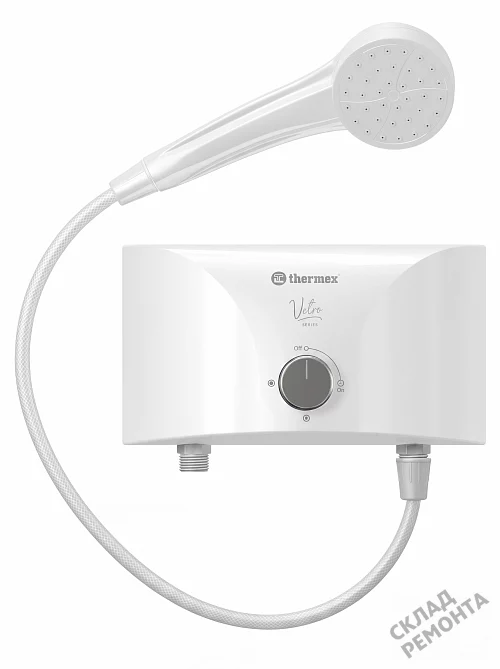 Фото Водонагреватель проточный Thermex Vetro 5500 shower – купить в Санкт-Петербурге: цена, описание, фото. Интернет-магазин 2