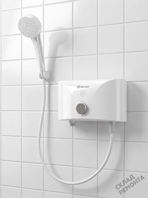 Фото Водонагреватель проточный Thermex Vetro 6500 shower – купить в Санкт-Петербурге: цена, описание, фото. Интернет-магазин 1