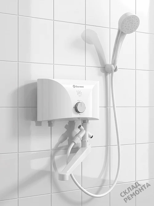 Фото Водонагреватель проточный Thermex Vetro 6500 combi – купить в Санкт-Петербурге: цена, описание, фото. Интернет-магазин 1