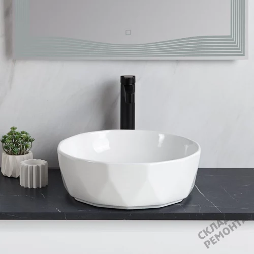 Фото Раковина накладная BelBagno BB1409 41 см купить в Санкт-Петербурге: цена, описание, фото. Интернет-магазин 6