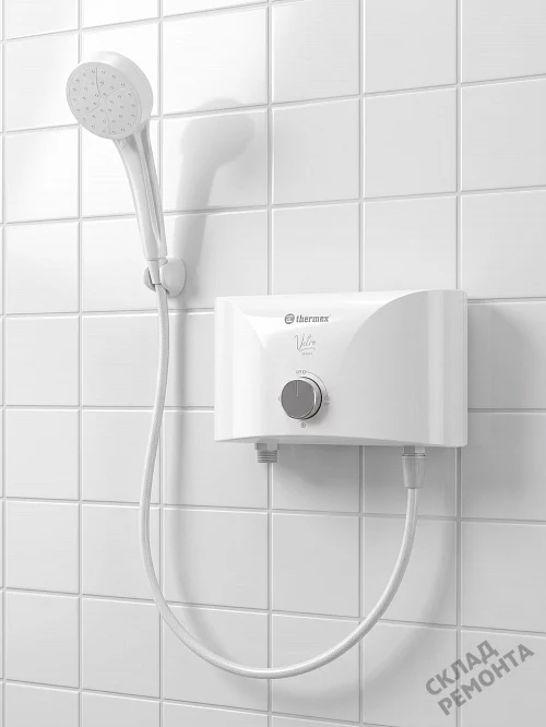 Фото Водонагреватель проточный Thermex Vetro 6500 shower л. – купить в Санкт-Петербурге: цена, описание, фото. Интернет-магазин 1