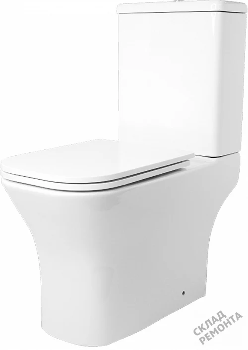 Фото Унитаз компакт напольный Calypso CS4852UQ-OK безободковый купить в Санкт-Петербурге: цена, описание, фото. Интернет-магазин 2