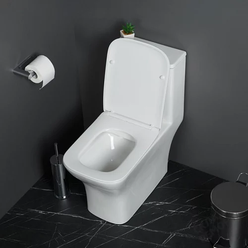 Фото Унитаз моноблок BelBagno Neon BB8617CPR-MN/SC безободковый купить в Санкт-Петербурге: цена, описание, фото. Интернет-магазин 2