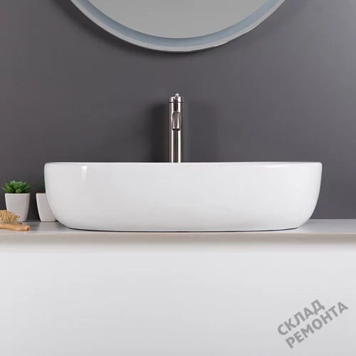 Фото Раковина накладная BelBagno BB1084 60 см купить в Санкт-Петербурге: цена, описание, фото. Интернет-магазин 3