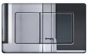 Кнопка Calypso Vega CS130СSS нержавеющая сталь хром