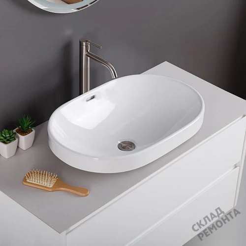 Фото Раковина накладная BelBagno BB1004 60 см купить в Санкт-Петербурге: цена, описание, фото. Интернет-магазин 5