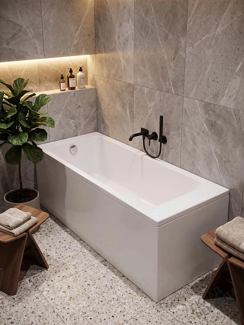 Фото Ванна акриловая Roca Easy ZRU9302904 без гидромассажа 150*70  купить в Санкт-Петербурге: цена, описание, фото. Интернет-магазин 1