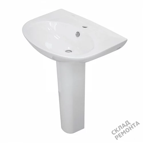 Фото Пьедестал для раковины Sanita Luxe Classic CLCSLWB01, белый купить в Санкт-Петербурге: цена, описание, фото. Интернет-магазин 2