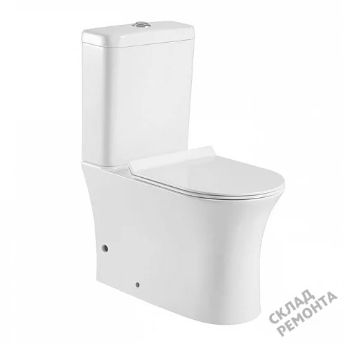 Фото Унитаз напольный Aquanet Roll-C 210764 безободковый купить в Санкт-Петербурге: цена, описание, фото. Интернет-магазин 1