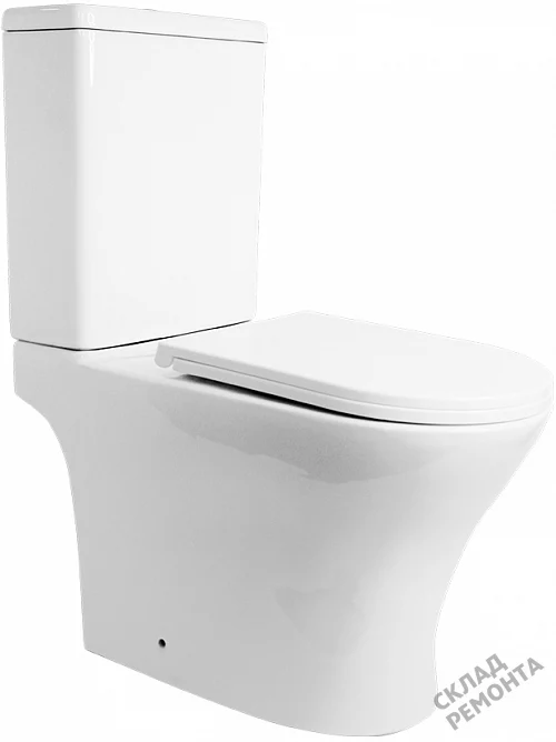 Фото Унитаз компакт напольный Calypso CS4851UQ-TK(OK) безободковый купить в Санкт-Петербурге: цена, описание, фото. Интернет-магазин 2
