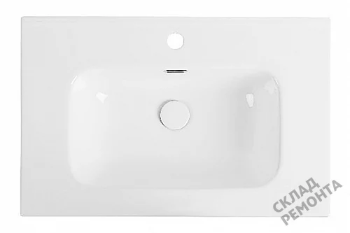 Фото Раковина на тумбу Aquanet Flat 70 (284027), 71 см купить в Санкт-Петербурге: цена, описание, фото. Интернет-магазин 1