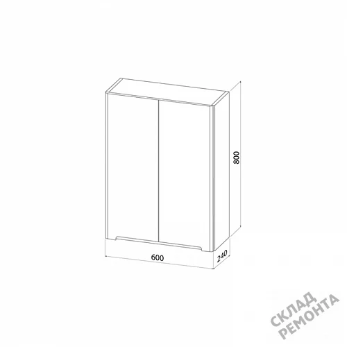 Фото Шкаф подвесной Iddis Эдифис EDI60W0i97, белый купить в Санкт-Петербурге: цена, описание, фото. Интернет-магазин 5