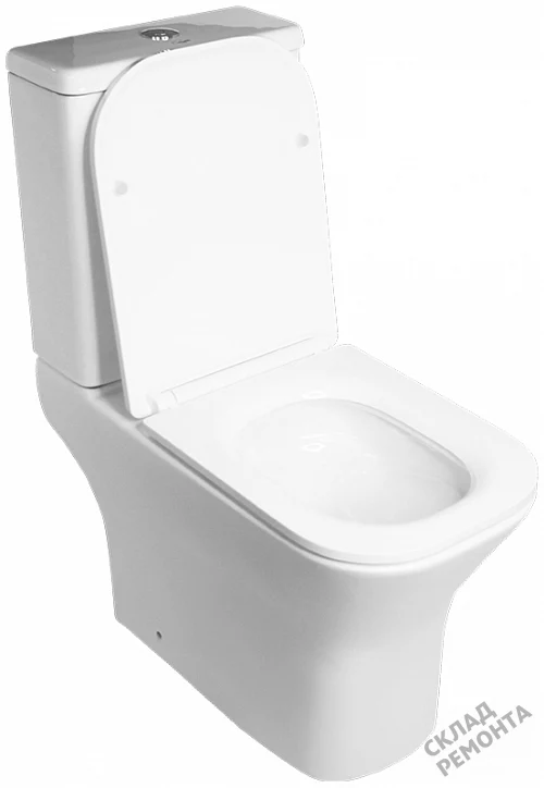 Фото Унитаз компакт напольный Calypso CS4852UQ-OK безободковый купить в Санкт-Петербурге: цена, описание, фото. Интернет-магазин 3