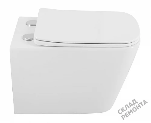 Фото Унитаз подвесной BelBagno Due 2.0 BB7107CHR/SC безободковый купить в Санкт-Петербурге: цена, описание, фото. Интернет-магазин 3