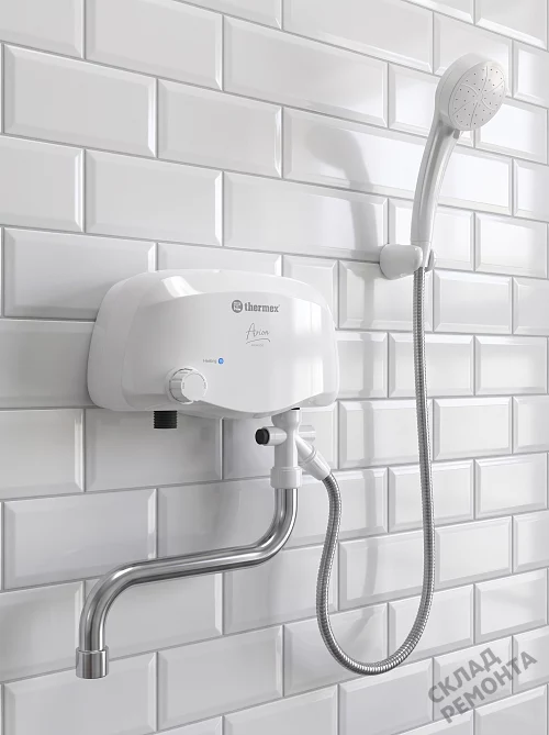 Фото Водонагреватель проточный Thermex Arion 3500 combi – купить в Санкт-Петербурге: цена, описание, фото. Интернет-магазин 1