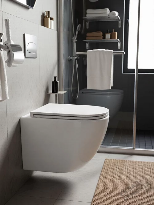 Фото Унитаз подвесной Calypso CS74UQ-OK ультратихий смыв купить в Санкт-Петербурге: цена, описание, фото. Интернет-магазин 1