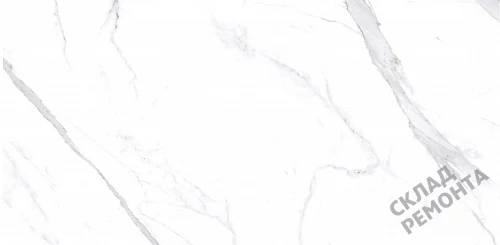 Фото Керамогранит матовый Steppe Ceramics Statuario White белый 600*1200*10 – купить в Санкт-Петербурге: цена, описание, фото. Интернет-магазин 1