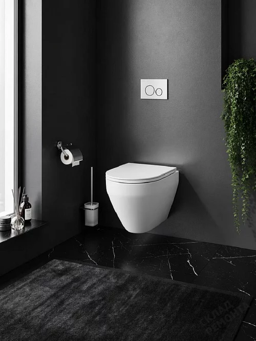 Фото Унитаз подвесной Am.Pm Spirit V2.0 C701700WH безободковый купить в Санкт-Петербурге: цена, описание, фото. Интернет-магазин 1