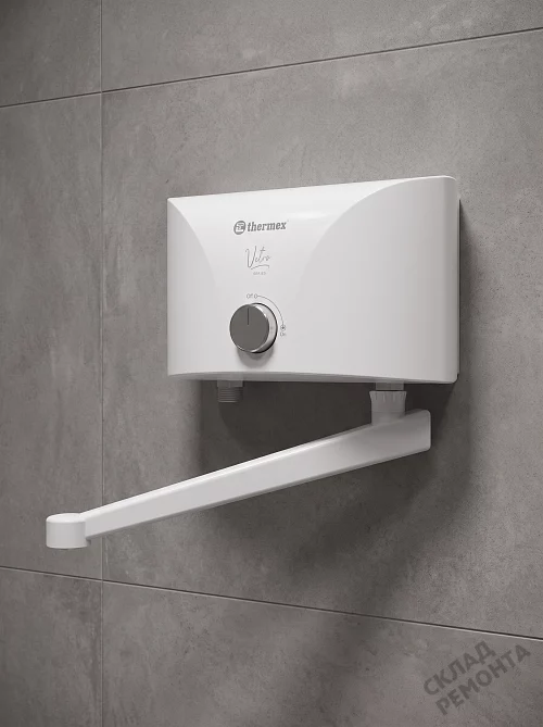 Фото Водонагреватель проточный Thermex Vetro 5500 tap – купить в Санкт-Петербурге: цена, описание, фото. Интернет-магазин 1
